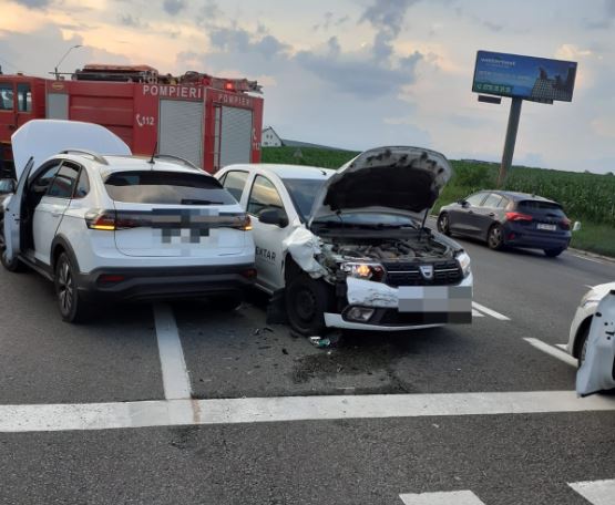 Accident rutier la intrare în Turda