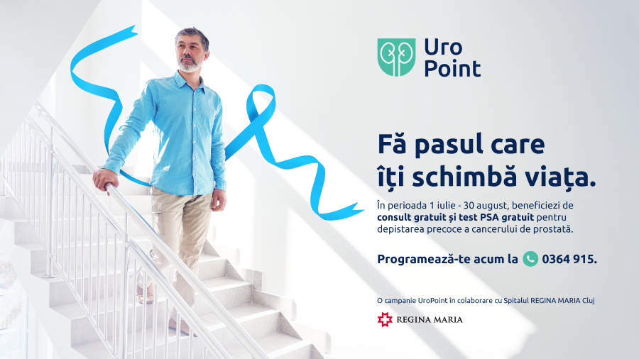 Campania este inițiată de echipa medicală a clinicii UroPoint