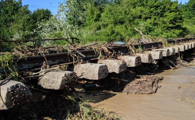 Aluviuni / Foto: arhivă CFR Infrastructura