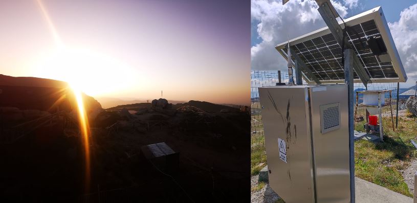 Stație de supraveghere a radioactivității în Munții Ceahlău / Foto: Agentia Nationala pentru Protectia Mediului - ANPM