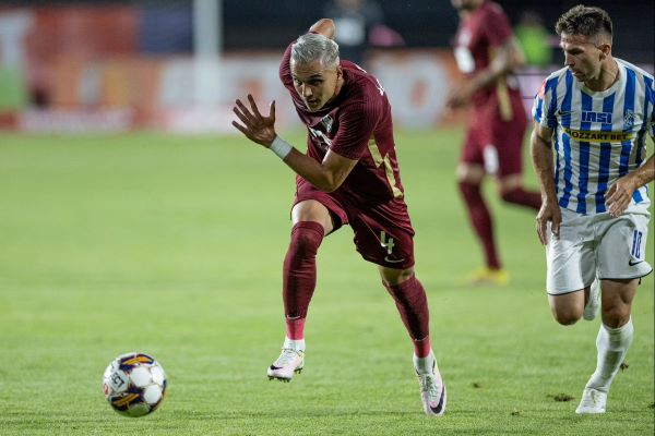 Cristi Manea la meciul contra Poli Iași
