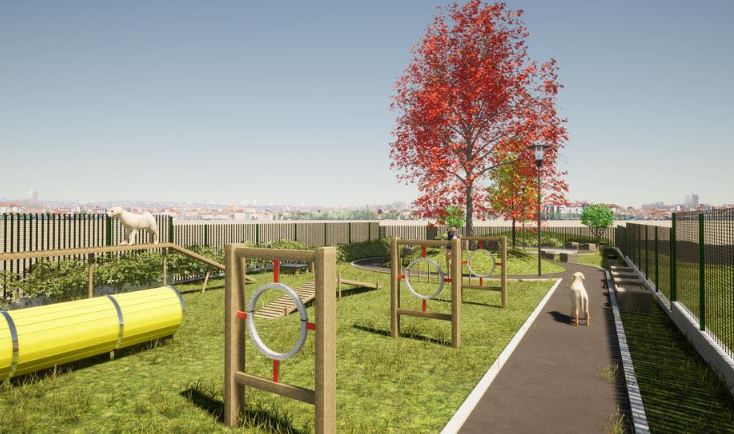 Imagine proiect parc canin