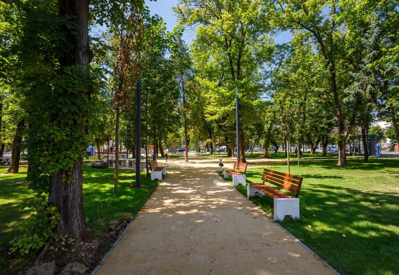 Lucrările de reamenajare a Parcului 14 Iulie avansează/Foto: Emil Boc Facebook.com