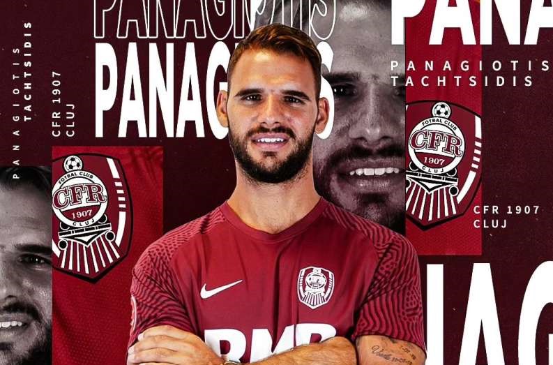 Mijlocaşului grec Panagiotis Tachtsidis/ Foto: Fotbal Club CFR 1907 CLUJ - Facebook