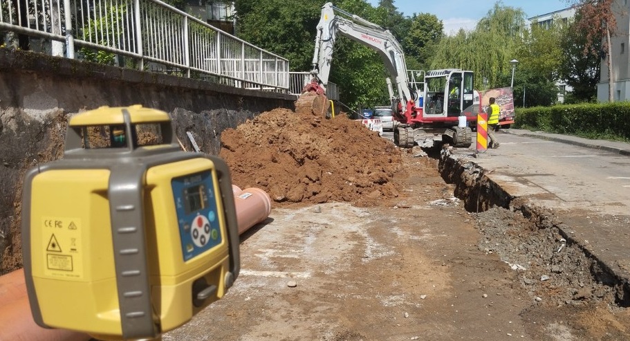 Se extind rețelele de apă și canalizare în Florești și Baciu. Foto: Consiliul Județean Cluj