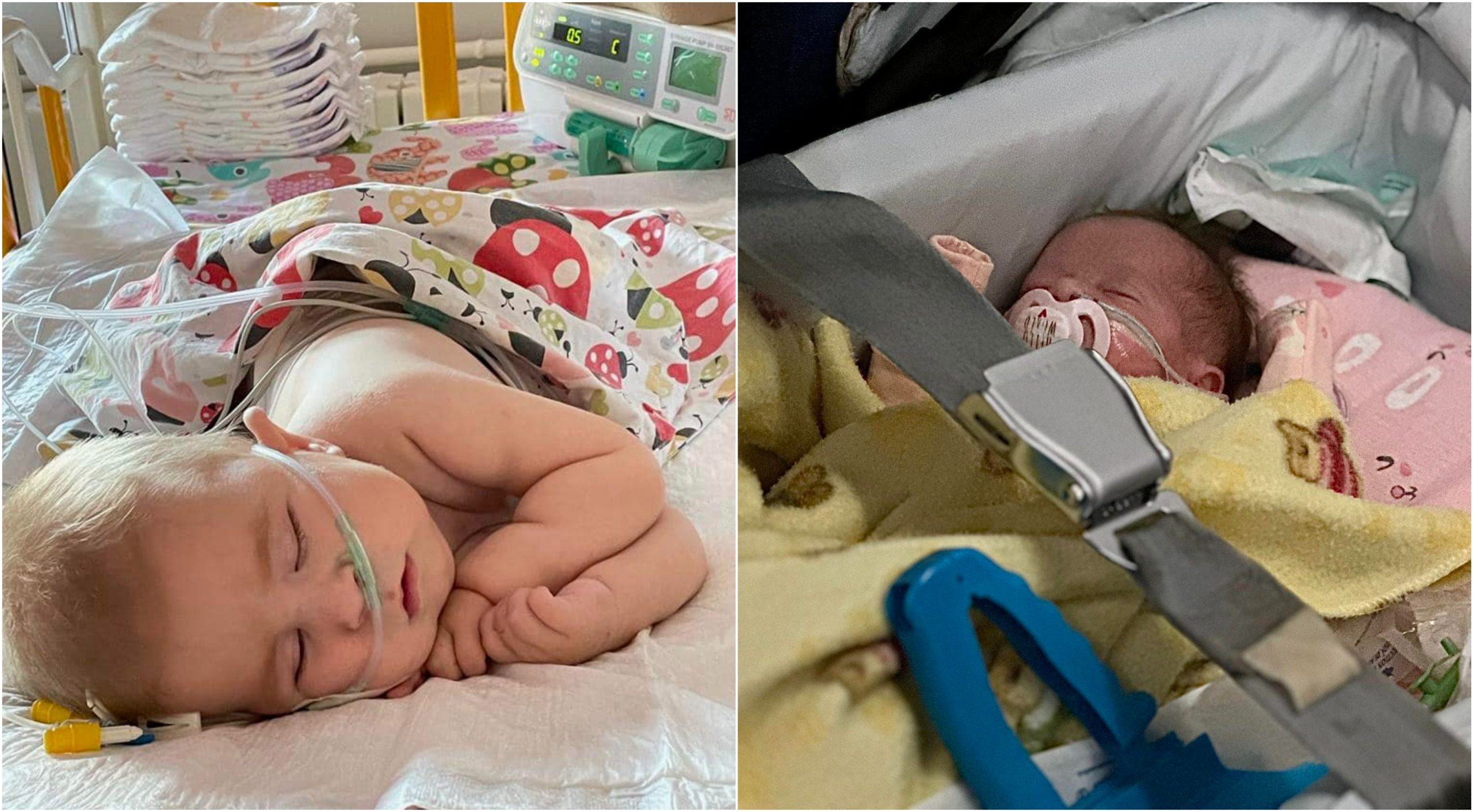 Doi copii care trebuie duși la tratament în străinătate / Foto: Asociația Blondie