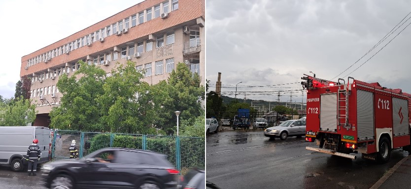 Intervenția pompierilor pe strada Arinilor / Foto: monitorulcj.ro