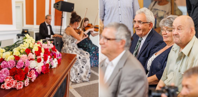 Ceremonie pentru cuplurile care au ajuns la „Nunta de Aur” / Foto: Facebook - Emil Boc