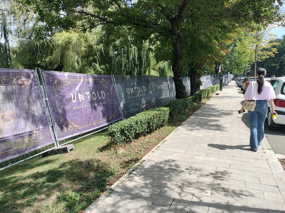 Accesul în Parcul Central e restricționat pe perioada Untold. Foto: monitorulcj.ro