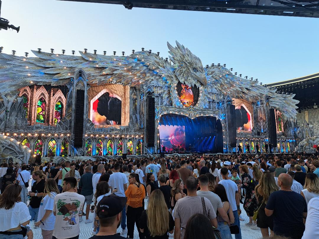 Scena principală de la Untold 2023 este impresionantă. Foto: monitorulcj.ro