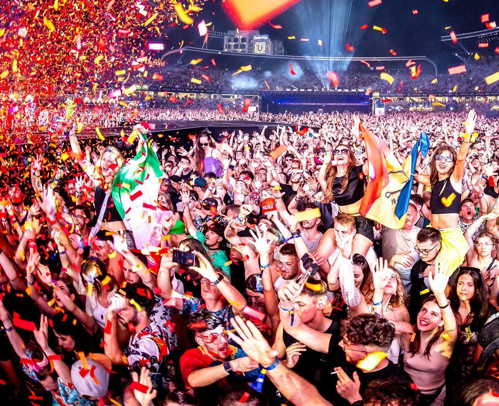 Public la Untold 2023 pe Cluj Arena. Foto: Facebook Untold