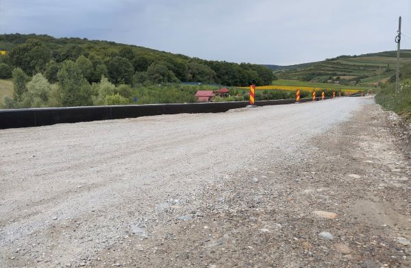 Modernizarea drumului județean DJ 172A/ Foto: Consiliul Județean Cluj