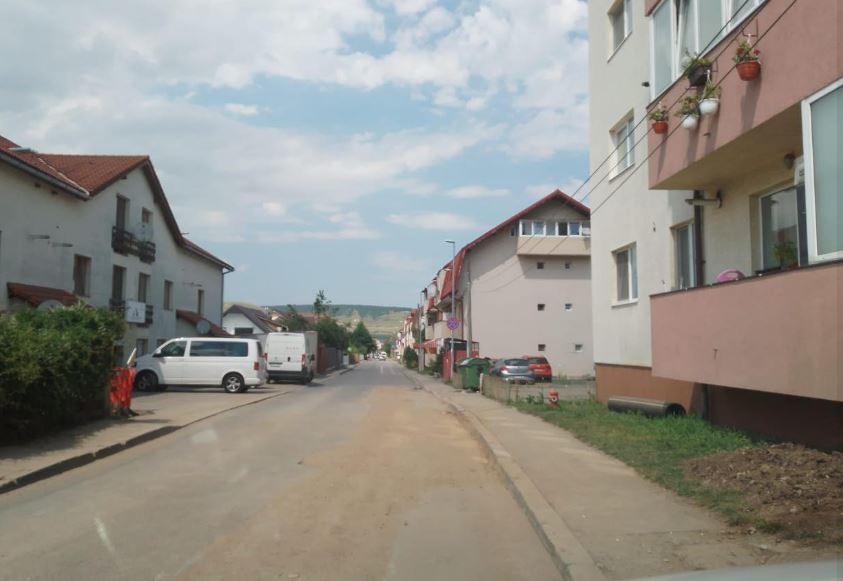 în imagine: strada Cetății