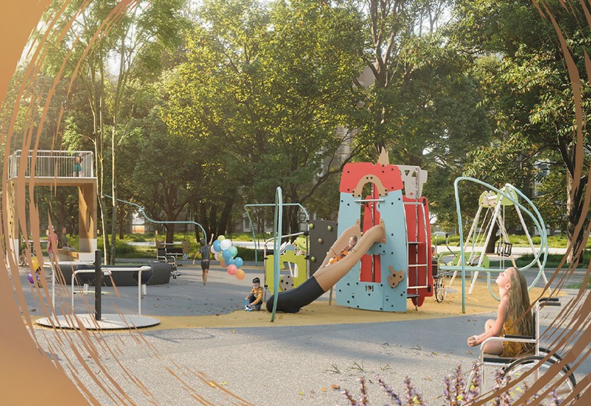 Walking Month construiește primul parc inclusiv pentru copiii cu dizabilități