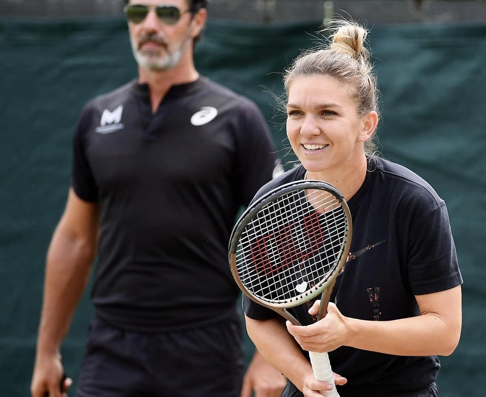 Simona Halep la Wimbledon în iunie 2022. Foto: Facebook Simona Halep