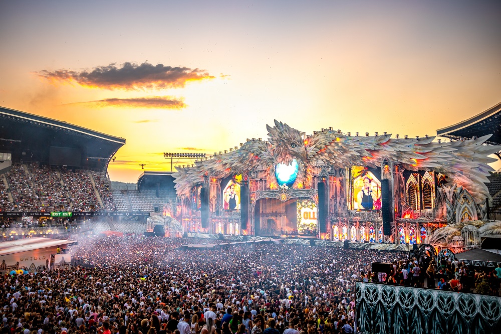 Concert pe Cluj Arena la Untold 2023. Foto: Untold