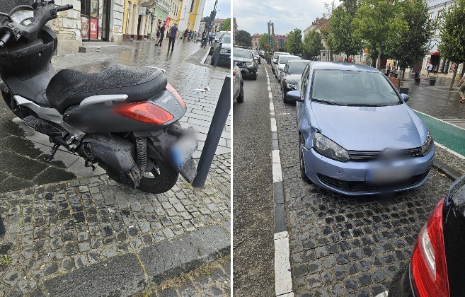 Accident în centrul Clujului