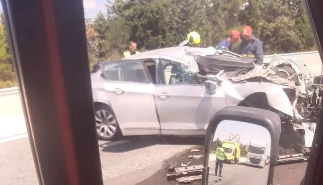 Accident mortal în Grecia cu o familie de români / Foto: Rthess.gr