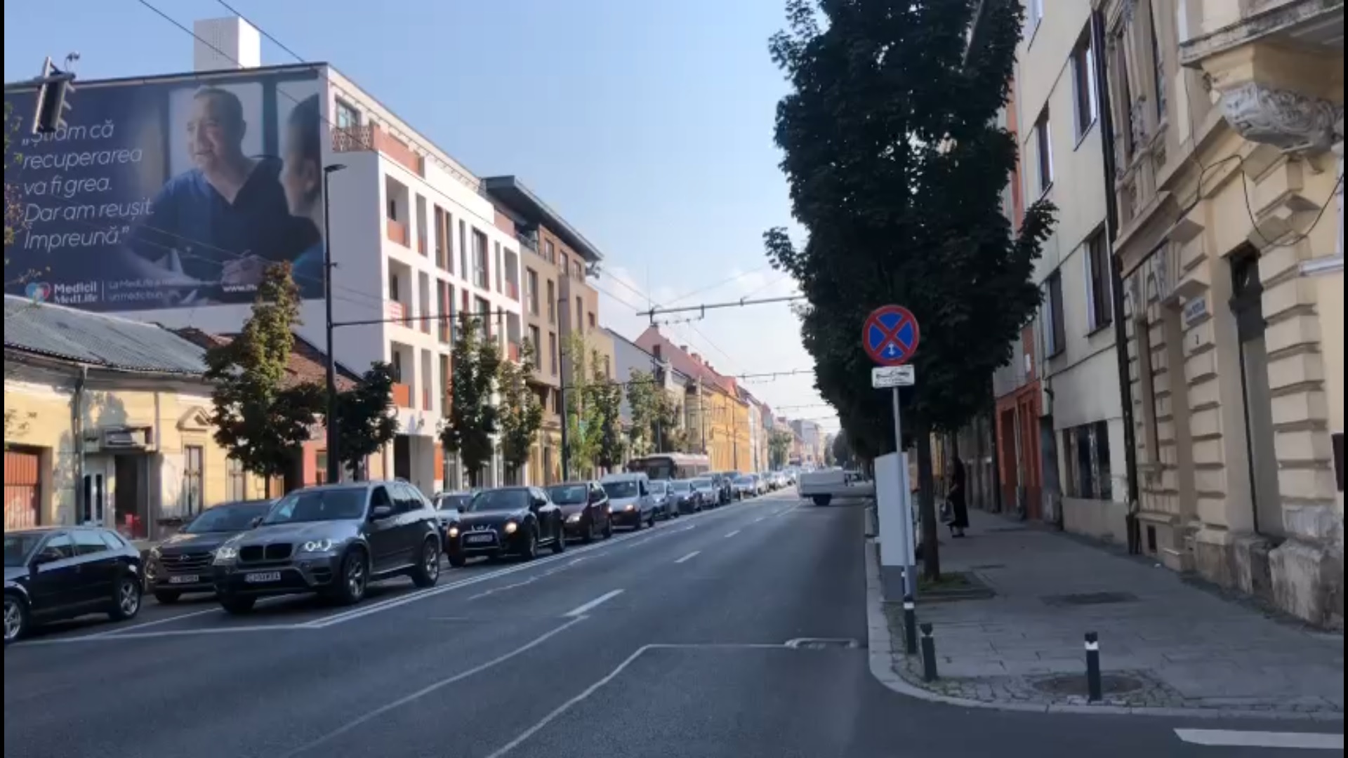 Trafic infernal în centrul Clujului