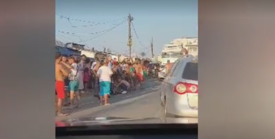 Accident pe Calea Dezmirului din Cluj-Napoca. Foto: Facebook Pușcas Dan Cristian