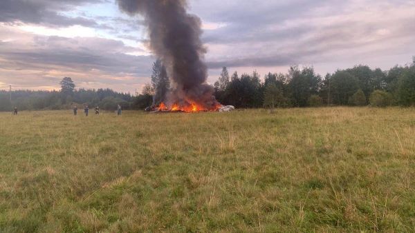 Un avion care îi aparține fondatorului grupului Wagner