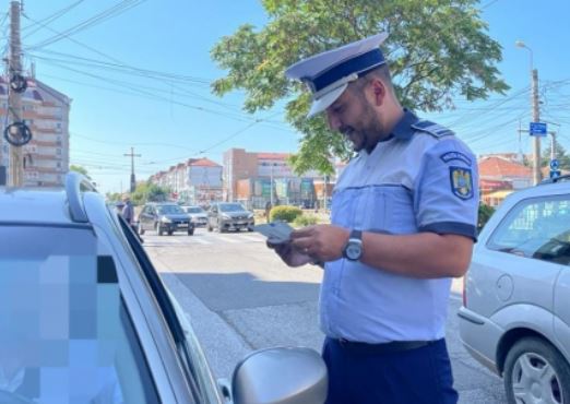 Control trafic/Foto: Poliția Română