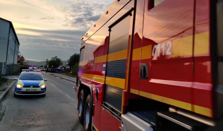 Alerta la o firma de încărcare a buteliilor cu oxigen din Cluj-Napoca/Foto: Intervenție ISU Cluj