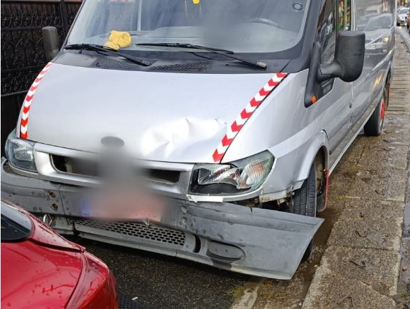 Accident rutier în localitatea Florești/Foto: IPJ Cluj