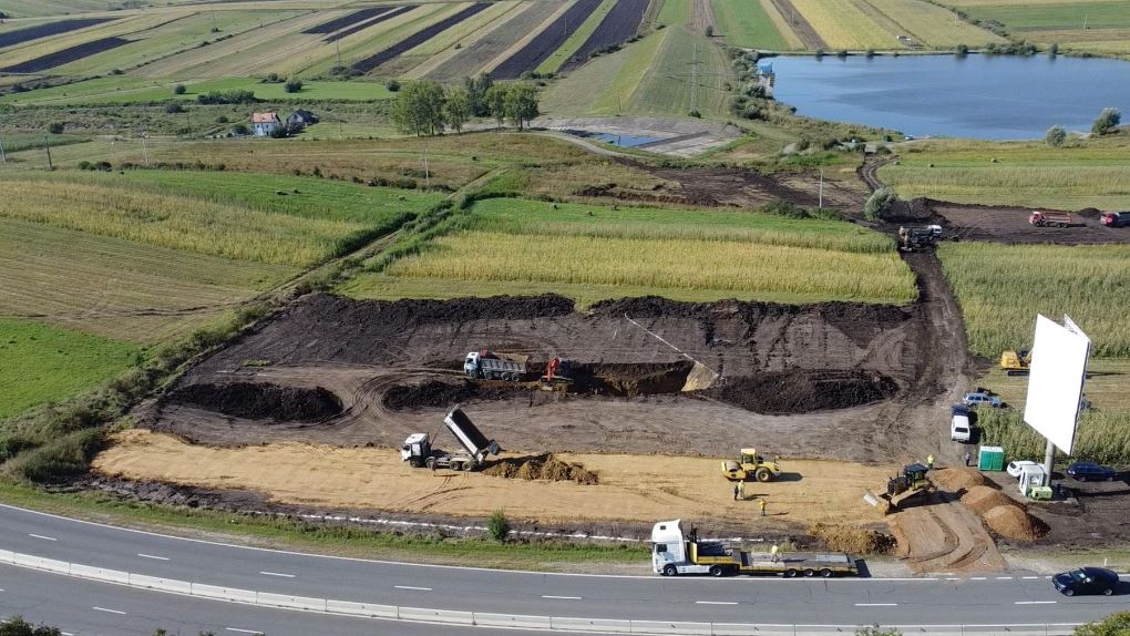 Lucrări la drumul expres Cluj-A3/Foto: forum.peundemerg.ro