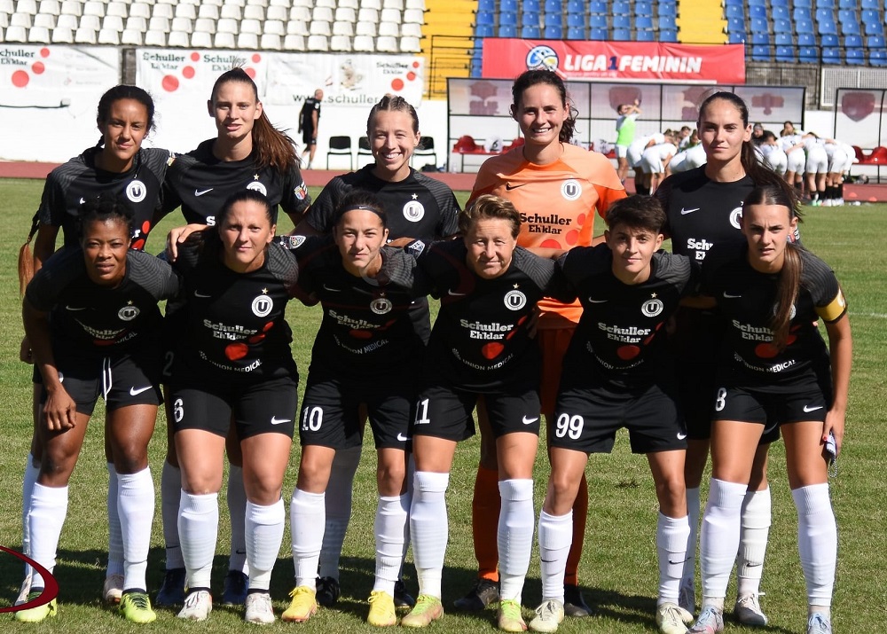 Universitatea Olimpia Cluj s-a calificat dramatic în turul al doilea al Ligii Campionilor la fotbal feminin. Foto: Facebook U Olimpia Cluj