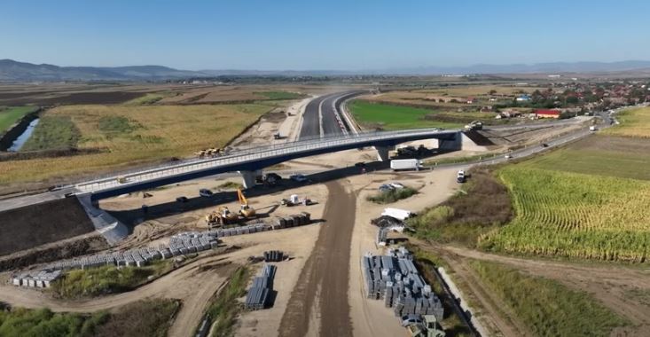 Perspectivă Autostrada A3 Chețani-Câmpia Turzii/Foto: Fly Drone youtube.com