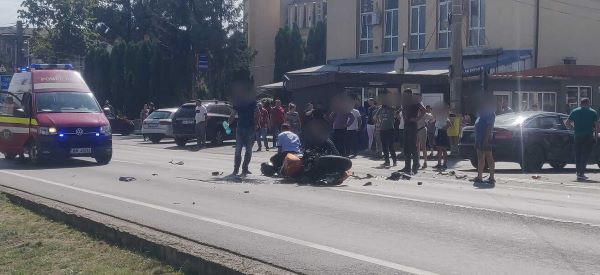 Accident grav în Gilău/ Foto: Info Trafic Cluj-Napoca - Facebook