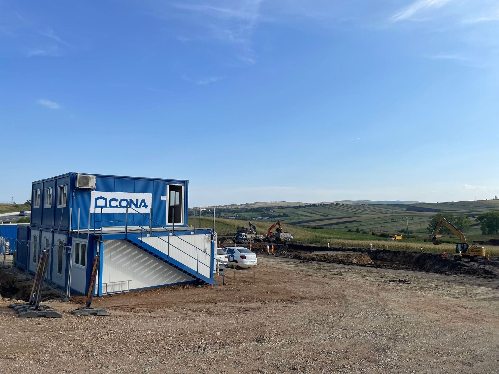 Organizarea de șantier DX A3 – Tureni/ Foto: Con-A