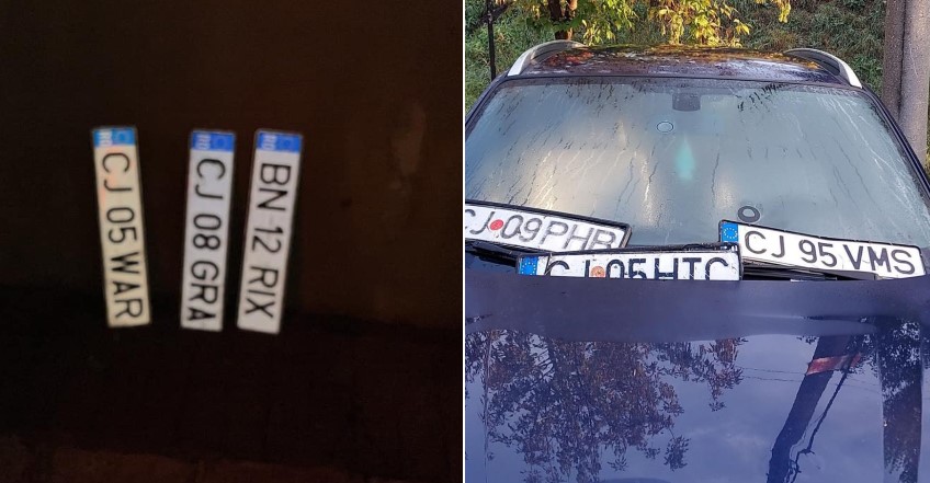 Plăcuțe de înmatriculare