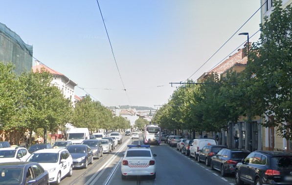 Bătaie între oameni beți pe strada Horea / Foto: Google Maps