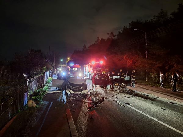 Accident marți seara/ Foto: Info Trafic Cluj-Napoca - Facebook