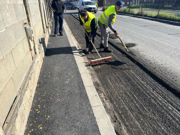 Restricții de circulație pe strada Cetății din Florești/ Foto: Bogdan Pivariu - Facebook