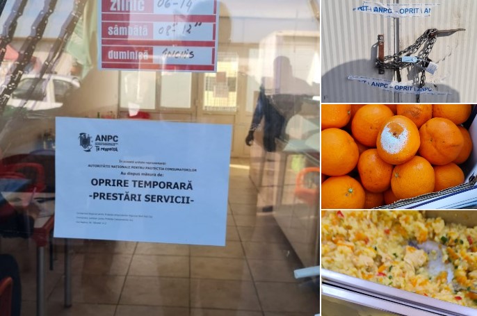 Amenzi usturătoare după controale în Piața Dezmir / Foto: ANPC Cluj