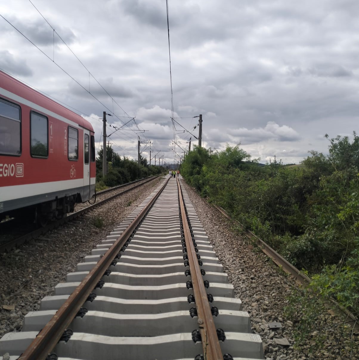 Un bărbat s-a electrocutat în gară