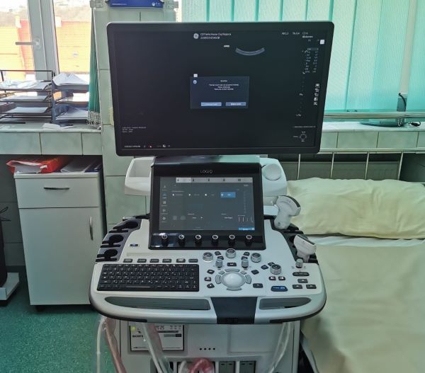 Ecograf endocrin la Spitalul de Boli Infecțioase din Cluj-Napoca/ Foto: Consiliul Județean Cluj