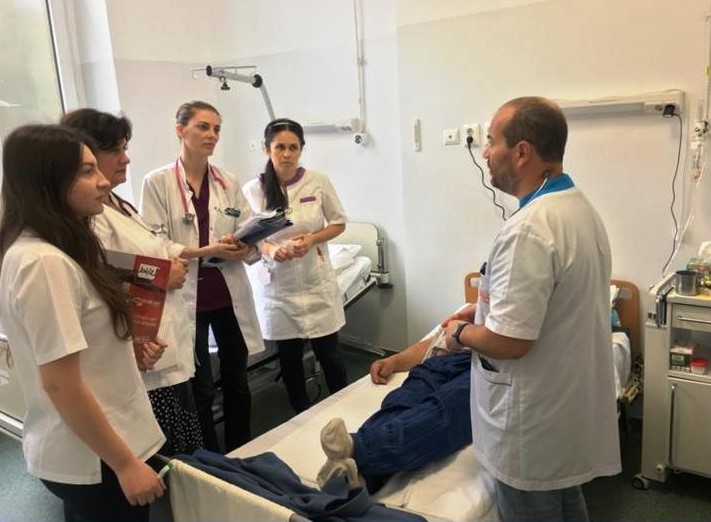 Colectivul de la SCJU Cluj care tratează pacienții cu boli de inimă / Foto: SCJU Cluj