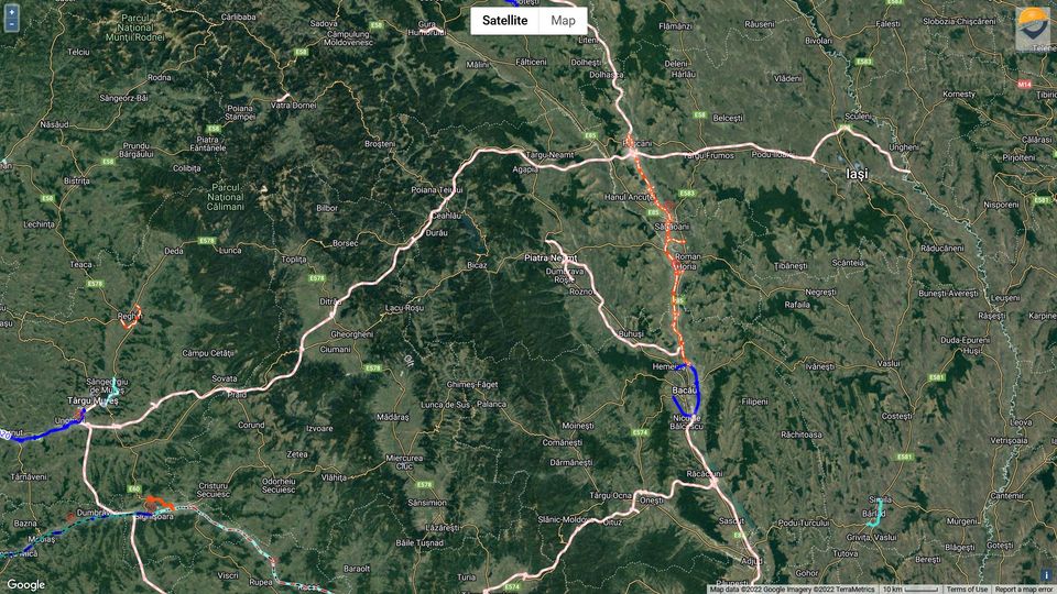 Când se va putea circula pe autostradă de la Cluj până la Iași? FOTO: Facebook/ Asociația Pro Infrastructură