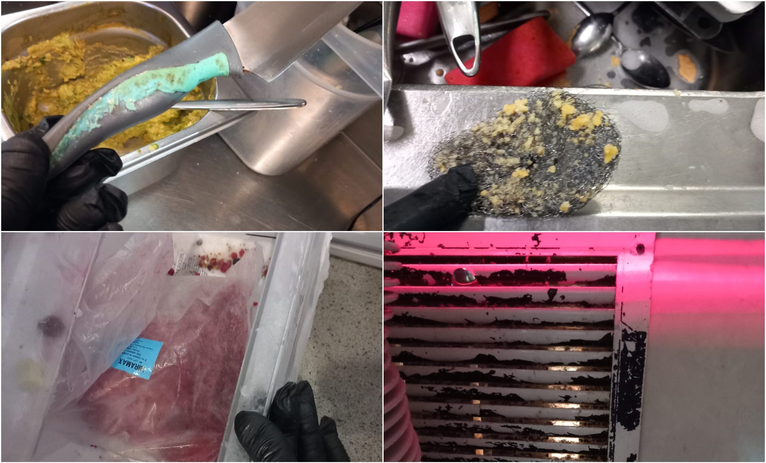 Probleme găsite de Protecția Consumatorilor în food court-ul Iulius Mall / Foto: Protecția Consumatorilor Cluj