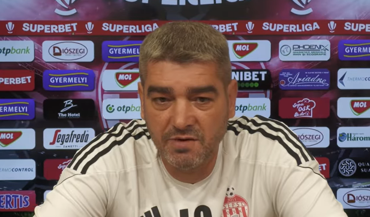 Antrenorul echipei de fotbal Sepsi OSK Sfântu Gheorghe