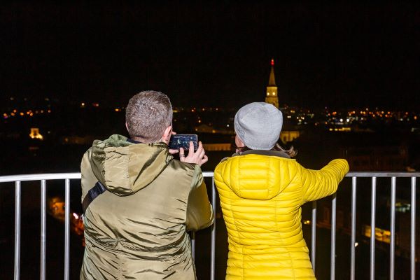 Priveliștea din Turnul Pompierilor/ Foto: Emil Boc - Facebook