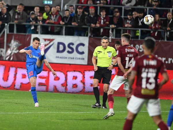 Horațiu Feșnic la partida dintre FCBS și Rapid București din sezonul trecut/ Foto: FCSB - Facebook