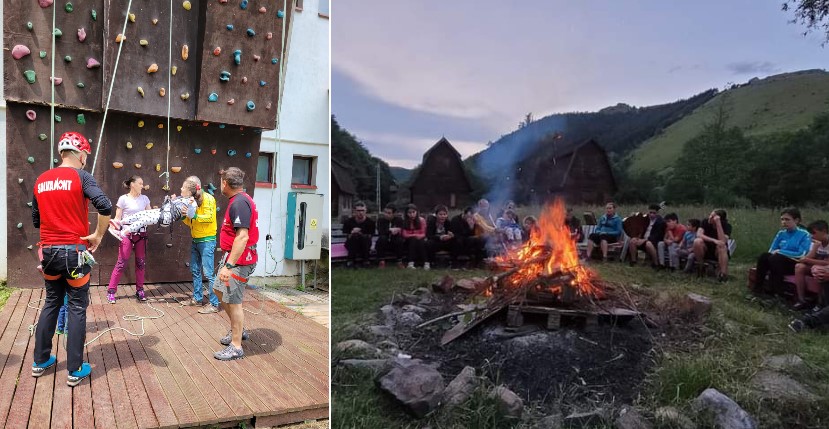 Tabără pentru copiii cu probleme de vedere / Foto: Consiliul Județean Cluj