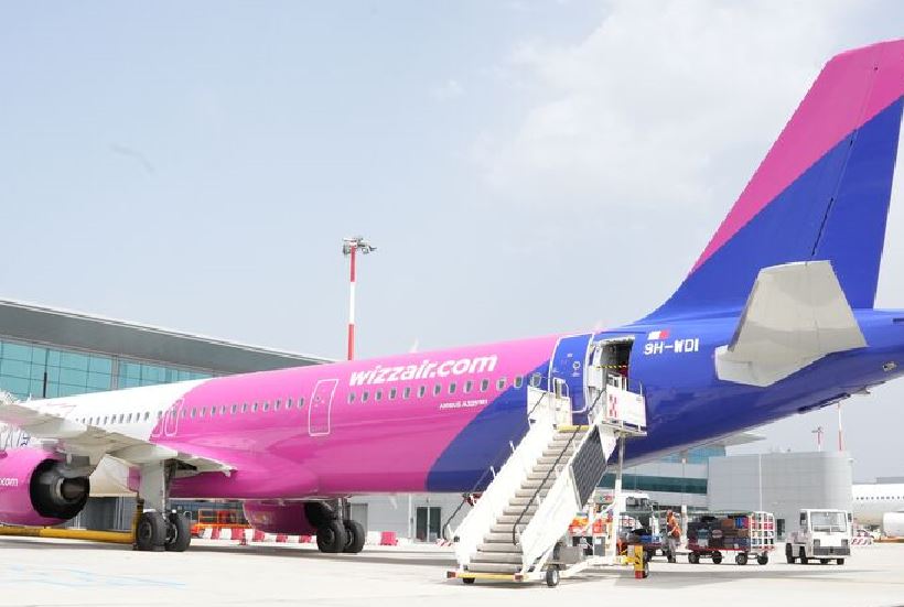 WIzz Air anunță anularea zborurilor către și dinspre Tel Aviv/foto: Wizz Air Facebook.com