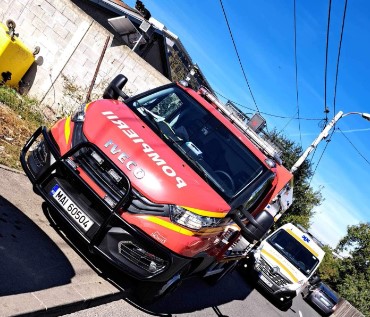 Explozie pe strada Meșterul Manole din Cluj-Napoca / Foto: ISU Cluj