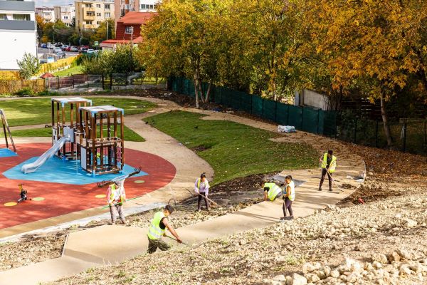 Parcul Observator va fi finalizat în acest an/ Foto: Emil Boc - Facebook